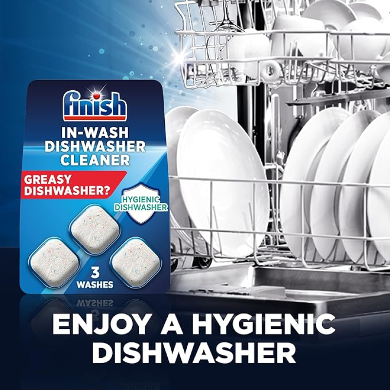 COMBO 6 viên vệ sinh bảo trì máy rửa chén Finish hằng tháng (EU) – (COMBO 6 viên - Khuyên dùng 1 tháng 1 lần/viên).